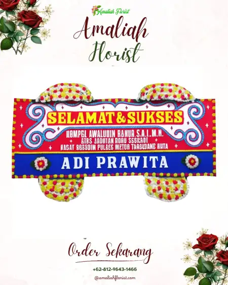 Papan Bunga Ucapan Selamat Foramadiahi