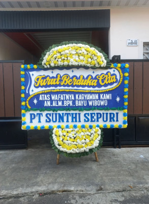 Papan Bunga Duka di Foramadiahi